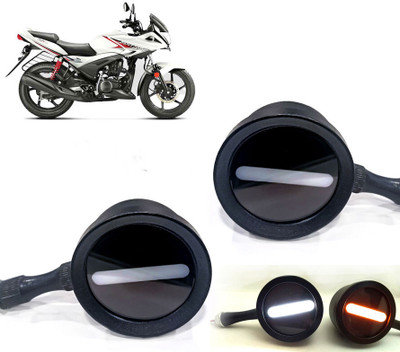 AUTO PEARL Front LED Indicator Light for Hero Ignitor(White, Yellow)