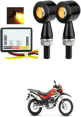 LOVMOTO Front, Rear LED Indicator Light for Hero Ignitor(Yellow)