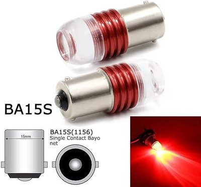 Golden Fox Rear LED Indicator Light for Universal For Bike, Universal For Car Universal For Bike, Universal For Car(Red)