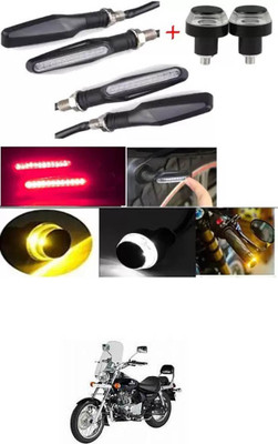 E-Shoppe Front, Rear, Side LED Indicator Light for Bajaj Avenger 220 DTS-i(Yellow, Blue)