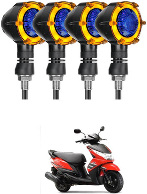 PRTEK Front, Rear LED Indicator Light for Yamaha Ray(Multicolor)