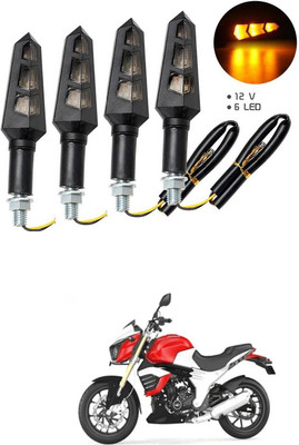 GONAMA Front, Rear LED Indicator Light for TVS Max 4R(Orange)
