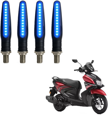 JMA TRADING Front, Rear LED Indicator Light for Yamaha Universal For Bike(Blue)