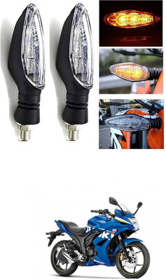 LOVMOTO Front, Rear LED Indicator Light for Suzuki Gixxer SF(Multicolor)
