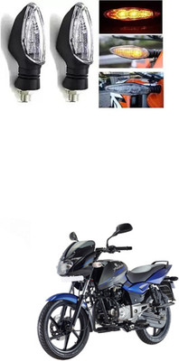 PRTEK Front, Rear LED Indicator Light for Universal For Bike Pulsar 150 DTS-i(Multicolor)