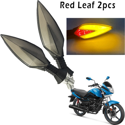 Generox Front, Rear, Side LED Indicator Light for Hero Splender iSMART(Red, Yellow)