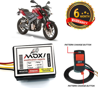 AUTO PEARL Front, Rear Flasher Indicator Light for Bajaj Pulsar 180 NS