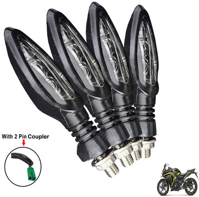 Generox Front, Rear LED Indicator Light for Honda CBR 250(Yellow)