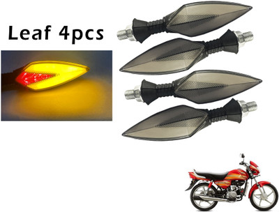Generox Front, Rear LED Indicator Light for Hero HF Deluxe(Red, Yellow)