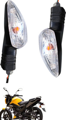 BIKEBLOOM Side, Rear Halogen Indicator Light for TVS Apache 4V 160 /200 ( BS6 ), Apache 4V 160 /200(Amber)