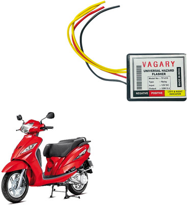 Vagary Rear, Side LED Indicator Light for TVS Wego(Yellow)
