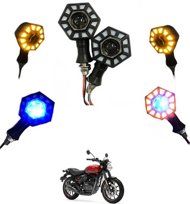 AYW Front LED Indicator Light for Universal For Bike Universal For Bike(Blue, Yellow)