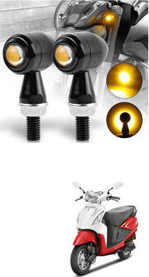 LOVMOTO Front, Rear LED Indicator Light for TVS Phoenix 125(Yellow)