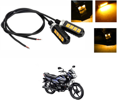 XZRTZ Front LED Indicator Light for Hero Splendor Plus(Yellow)
