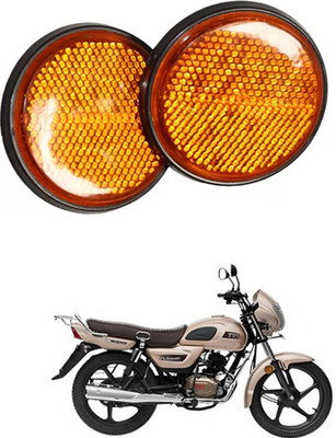 E-Shoppe Front, Rear, Side LED Indicator Light for TVS Universal For Bike(Yellow)