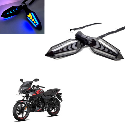 Vagary Front, Rear LED Indicator Light for Bajaj Pulsar 220(Blue, Yellow)
