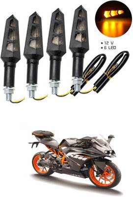 LOVMOTO Front, Rear LED Indicator Light for KTM RC 200(Multicolor)