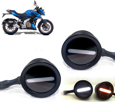 AUTO PEARL Front LED Indicator Light for Bajaj Pulsar(White, Yellow)