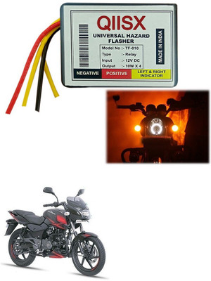 Qiisx Front, Rear Flasher Indicator Light for Bajaj Pulsar 150(Multicolor)