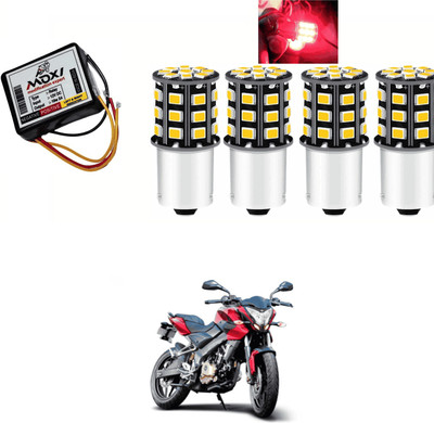 PRTEK Front, Side LED Indicator Light for Bajaj Universal For Bike(Red)