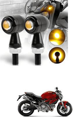 LOVMOTO Front, Rear LED Indicator Light for TVS Max 4R(Yellow)