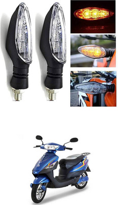 LOVMOTO Front, Rear LED Indicator Light for Universal For Bike Star(Multicolor)