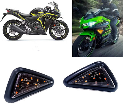 AUTO PEARL Side LED Indicator Light for Honda CBR 250R(Yellow)