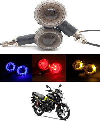 MSNP Front LED Indicator Light for TVS Universal For Bike(Blue, Yellow, Red)
