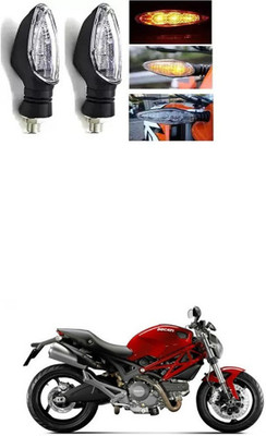 PRTEK Front, Rear LED Indicator Light for Universal For Bike Max 4R(Multicolor)