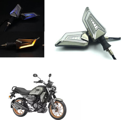 Vagary Front, Rear LED Indicator Light for Yamaha FZ S V3(Blue, Yellow)