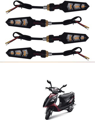 LOVMOTO Side LED Indicator Light for Mahindra Rodeo RZ(Amber)