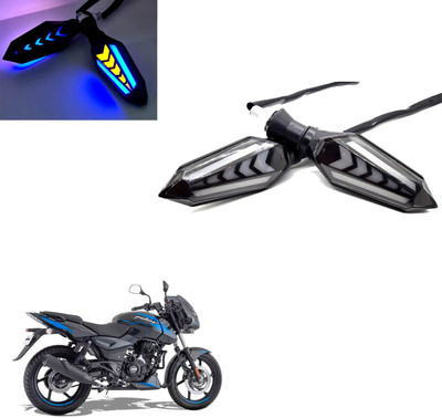 Vagary Front, Rear LED Indicator Light for Bajaj Pulsar 150(Blue, Yellow)