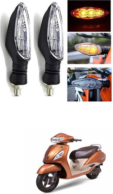 LOVMOTO Front, Rear LED Indicator Light for TVS Jupiter(Multicolor)