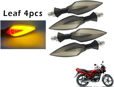 Generox Front, Rear LED Indicator Light for Hero Passion Plus(Red, Yellow)