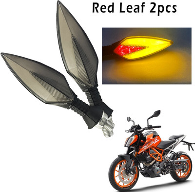 Generox Front, Rear, Side LED Indicator Light for KTM Duke 390(Red, Yellow)