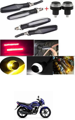 E-Shoppe Front, Rear, Side LED Indicator Light for Honda Dream(Yellow, Blue)