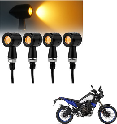 JMA TRADING Front, Rear LED Indicator Light for Yamaha Universal For Bike(Amber)