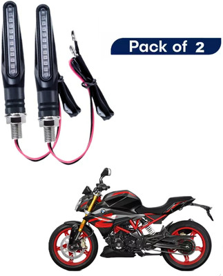 JMA TRADING Front, Rear LED Indicator Light for BMW Universal For Bike(Yellow)