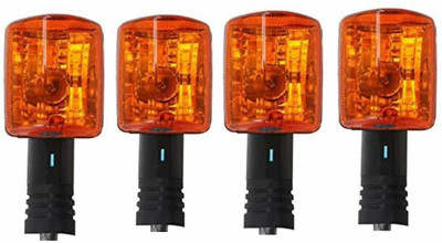 yemex Front, Rear, Side Incandescent Indicator Light for Hero Splendor Plus, Splendor Pro, Splendor(Orange)