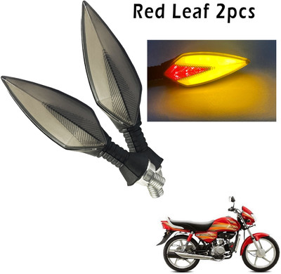 Generox Front, Rear, Side LED Indicator Light for Hero HF Deluxe(Red, Yellow)