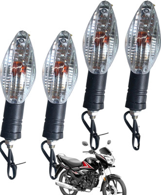 TA Front, Rear, Side Incandescent Indicator Light for Honda CB Twister, CB Shine(Yellow)
