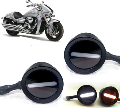 AUTO PEARL Front LED Indicator Light for Suzuki(White, Yellow)