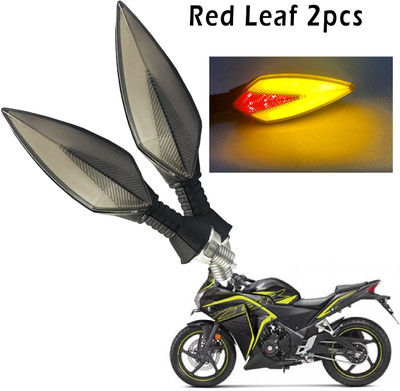 Generox Front, Rear, Side LED Indicator Light for Honda CBR 250(Red, Yellow)
