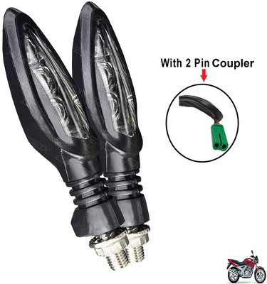 Generox Front, Rear LED Indicator Light for Honda CBF 150(Yellow)
