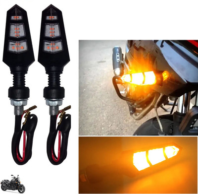 DvineAutoFashionZ Front, Rear LED Indicator Light for Yamaha VMAX(Amber)