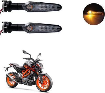 Vagary Front, Rear LED Indicator Light for KTM Duke 200(Amber)