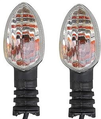 Pratham auto care Side LED Indicator Light for Yamaha FZ(Orange)