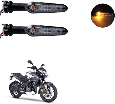 Vagary Front, Rear LED Indicator Light for Bajaj Pulsar 200NS(Amber)