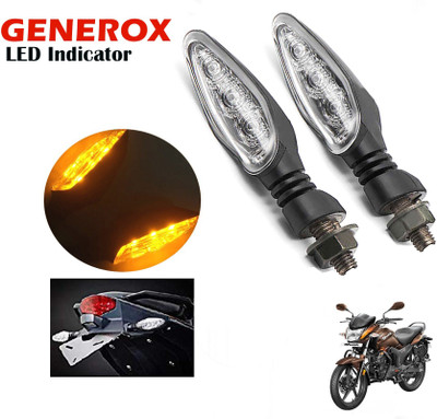 Generox Front, Rear, Side LED Indicator Light for Hero Hunk(Yellow)