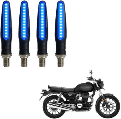 JMA TRADING Front, Rear LED Indicator Light for Honda Universal For Bike(Blue)